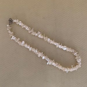 Beautiful creamy white quartz necklace.